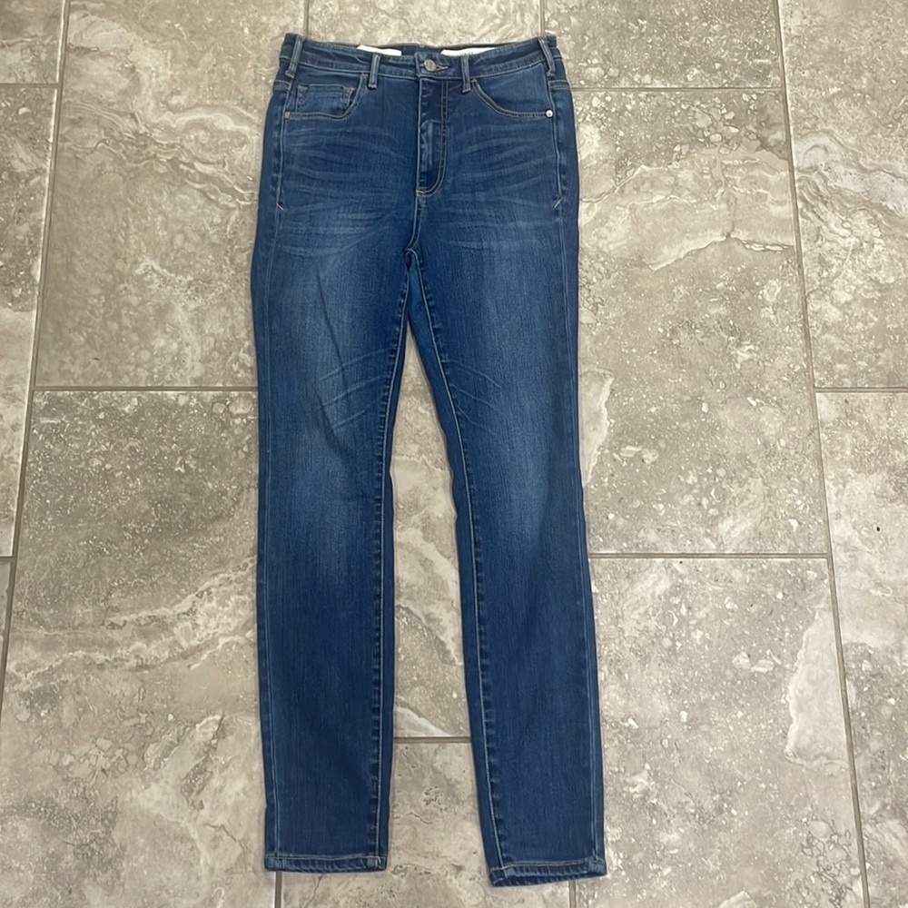 Pilcro and the Letterpress Superscript High Rise Skinny Jeans Size 27